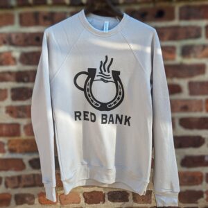 Coffee Corral Crewneck - Red Bank - Beige