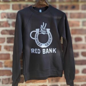 Coffee Corral Crewneck - Red Bank - Black