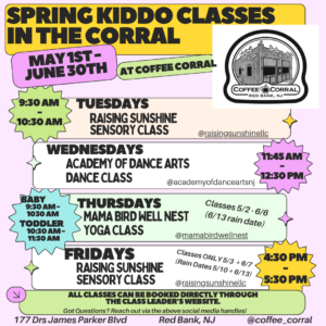 Spring Kiddo Classes in The Corral