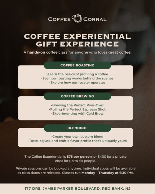 Coffee Experiential - Roasting, Brewing, & Blending