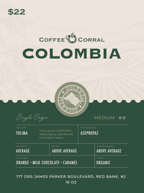 Colombia Organic - Wholesale